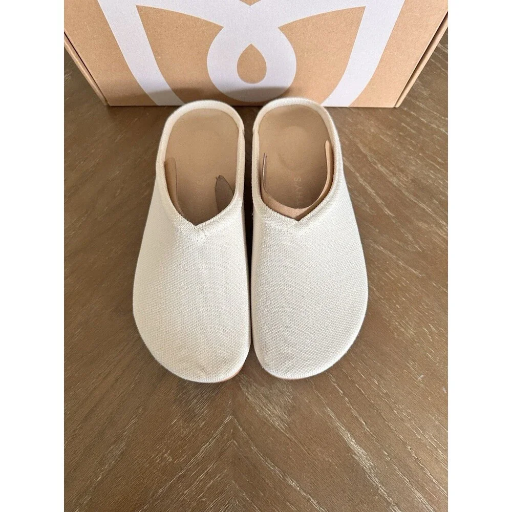 Rothy's Cream Women's Mules - Picture 3 of 6